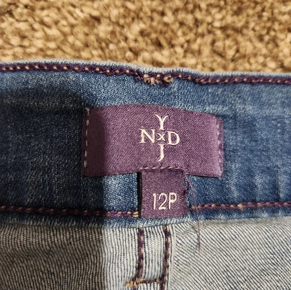 NYDJ Nichelle Ankle Blue Jeans Size 12 Petite - Picture 8 of 12
